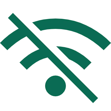 wifi_off_96dp_0A6C53_FILL0_wght400_GRAD0_opsz48